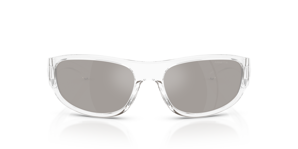 Arnette AN4361 Gondo Sunglasses in 27556G Crystal / Light Grey Mirror Silver lens, front view