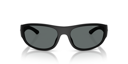 Arnette AN4361 Gondo Sunglasses in 290081 Recycled Black / Dark Grey Polarized lens, front view