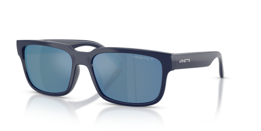 Arnette AN4362 Twister Sunglasses in 275422 Dark Blue / Dark Grey Mirror Water Polarized lens