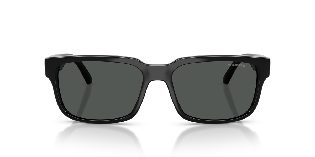 Arnette AN4362 Twister Sunglasses in 290087 Black / Dark Grey lens, front view