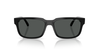 Arnette AN4362 Twister Sunglasses in 290087 Black / Dark Grey lens, front view