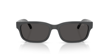 Arnette AN4363 Defyer Sunglasses in 284187 Dark Grey / Dark Grey lens, front view