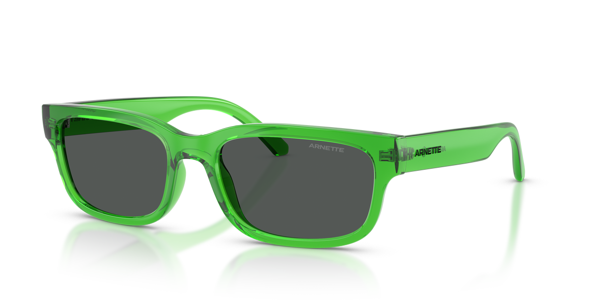 Arnette AN4363 Defyer Sunglasses in 301487 Transparent Yellow / Dark Grey lens