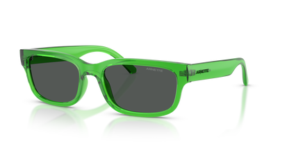 Arnette AN4363 Defyer Sunglasses in 301487 Transparent Yellow / Dark Grey lens