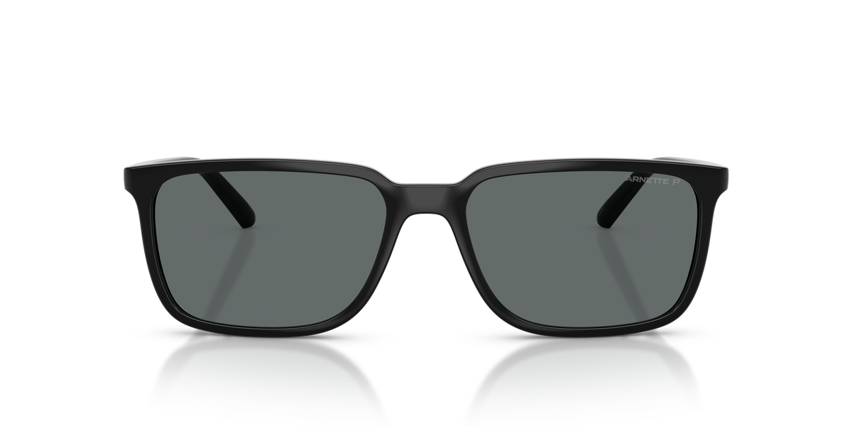 Arnette AN4364 Dinsky Sunglasses in 290081 Recycled Black / Dark Grey Polarized lens, front view