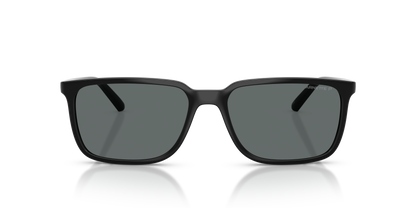 Arnette AN4364 Dinsky Sunglasses in 290081 Recycled Black / Dark Grey Polarized lens, front view
