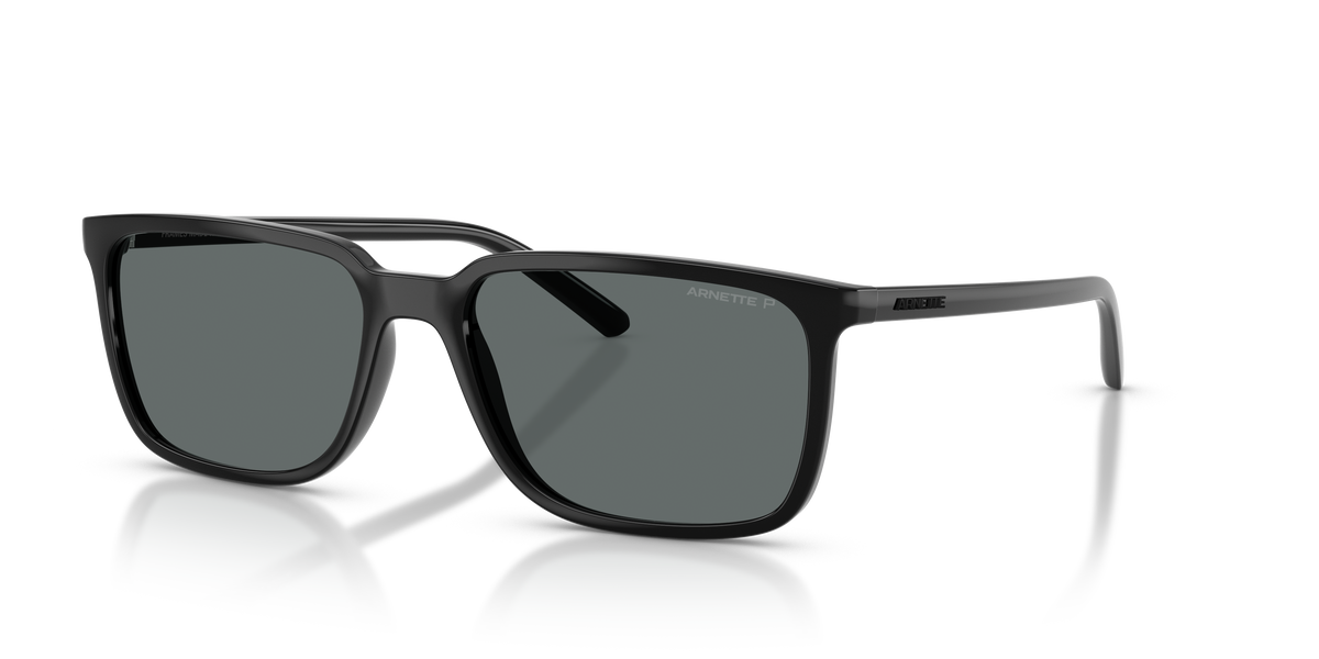 Arnette AN4364 Dinsky Sunglasses in 290081 Recycled Black / Dark Grey Polarized lens