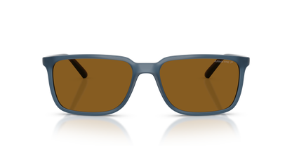 Arnette AN4364 Dinsky Sunglasses in 299683 Opaline Blue / Dark Brown Polarized lens, front view
