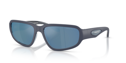 Arnette AN4365 Goodle Sunglasses in 300722 Navy/Transparent Blue / Dark Grey Mirror Water Polarized lens