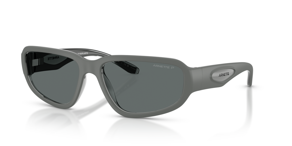 Arnette AN4365 Goodle Sunglasses in 300981 Transparent Dark Grey / Dark Grey Polarized lens