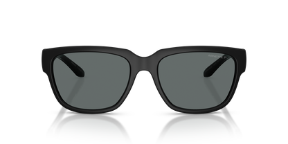 Arnette AN4366 Bounce Sunglasses in 300281 Black / Dark Grey Polarized lens, front view