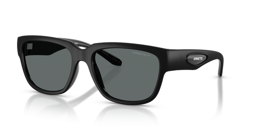 Arnette AN4366 Bounce Sunglasses in 300281 Black / Dark Grey Polarized lens