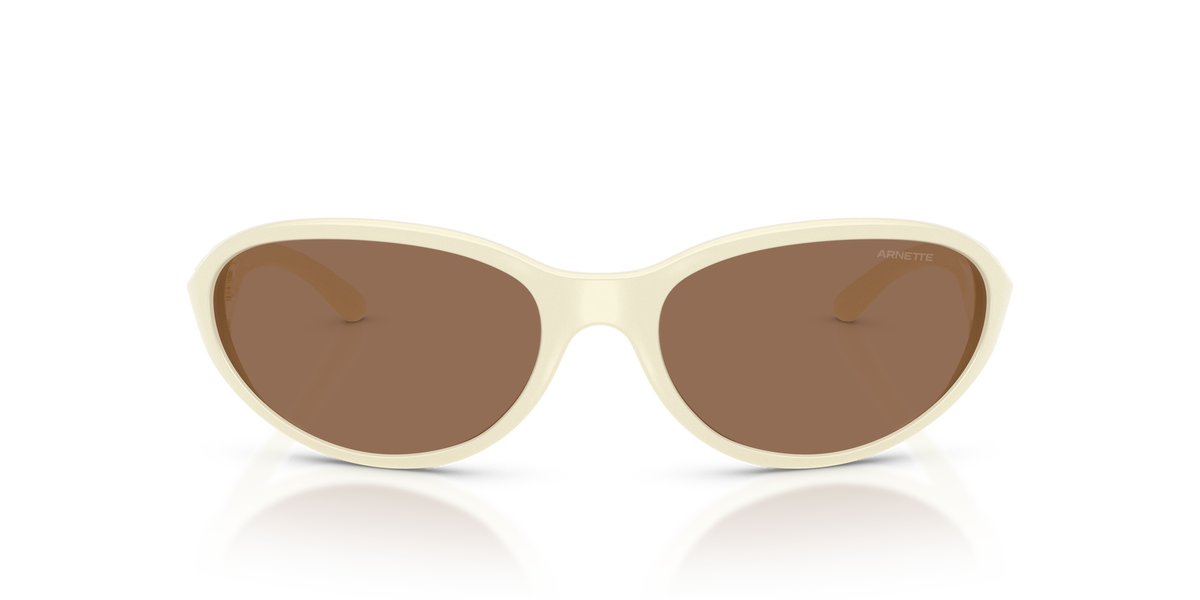 Arnette AN4368 Raven Sunglasses in 302973 Milk / Dark Brown lens, front view