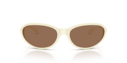 Arnette AN4368 Raven Sunglasses in 302973 Milk / Dark Brown lens, front view
