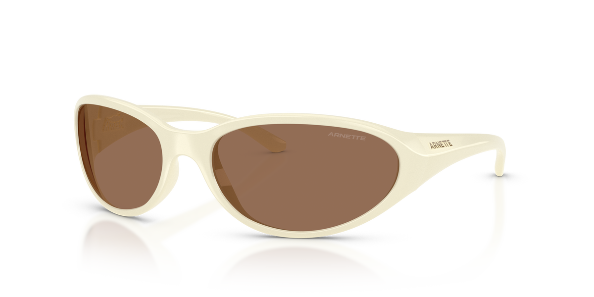 Arnette AN4368 Raven Sunglasses in 302973 Milk / Dark Brown lens