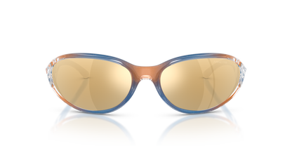 Arnette AN4368 Raven Sunglasses in 30367P Flashcoat Orange / Brown Mirror Gold lens, front view