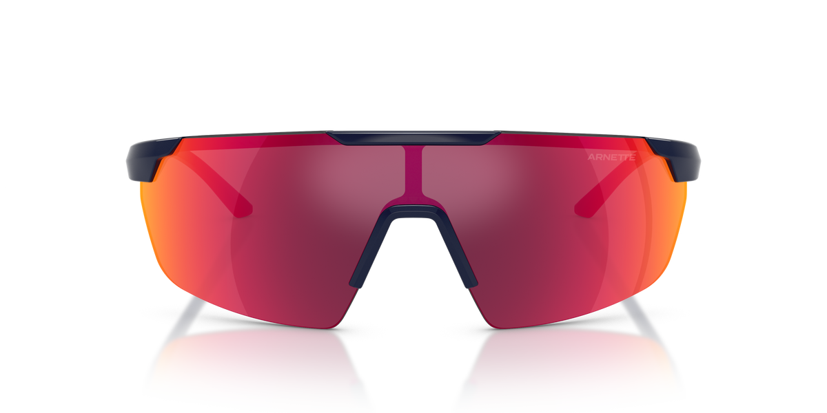 Arnette AN4369 Sunglasses in 27626Q Navy Blue / Red/Yellow Mirror lens, front view