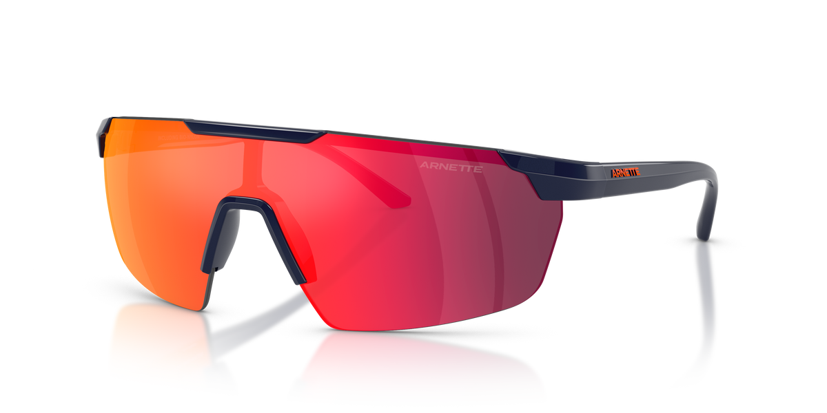 Arnette AN4369 Sunglasses in 27626Q Navy Blue / Red/Yellow Mirror lens