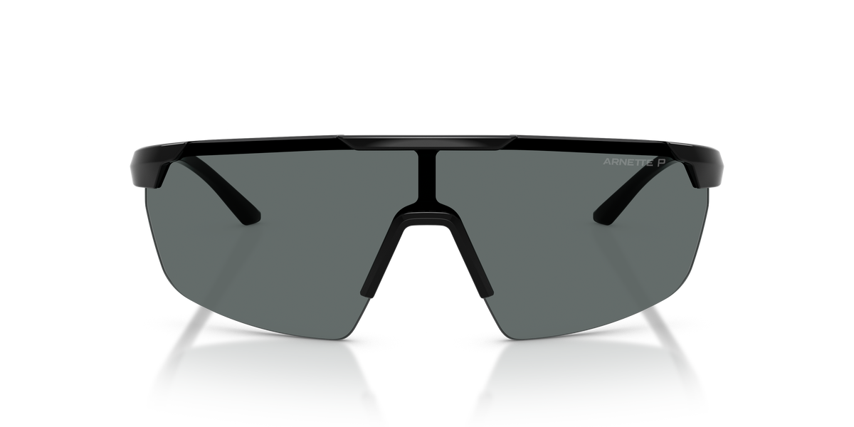 Arnette AN4369 Sunglasses in 290081 Black / Dark Grey Polarized lens, front view
