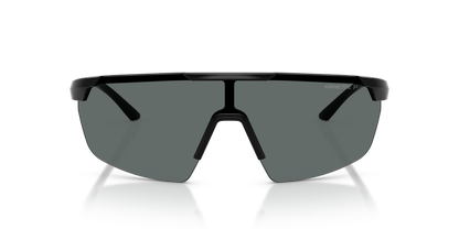 Arnette AN4369 Sunglasses in 290081 Black / Dark Grey Polarized lens, front view