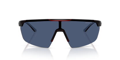 Arnette AN4369 Sunglasses in 303980 Red/Metallic Silver / Dark Blue lens, front view