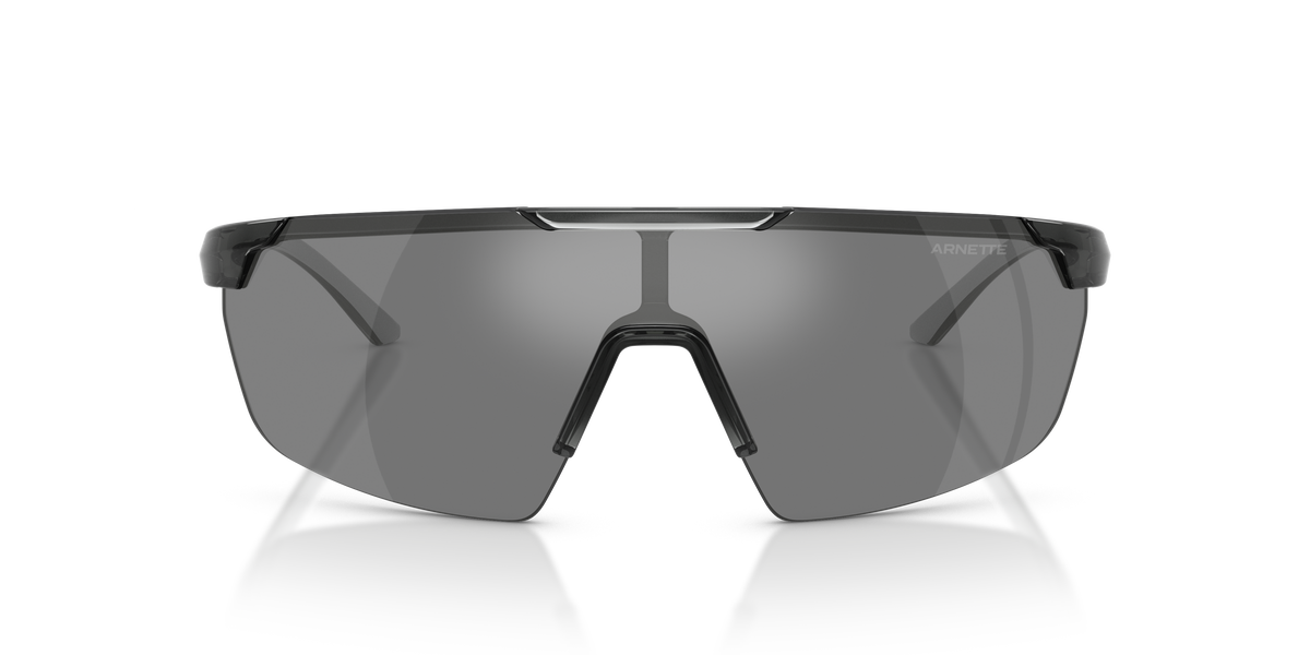 Arnette AN4369 Sunglasses in 30406G Grey/Metallic Silver / Grey Mirror Silver lens, front view