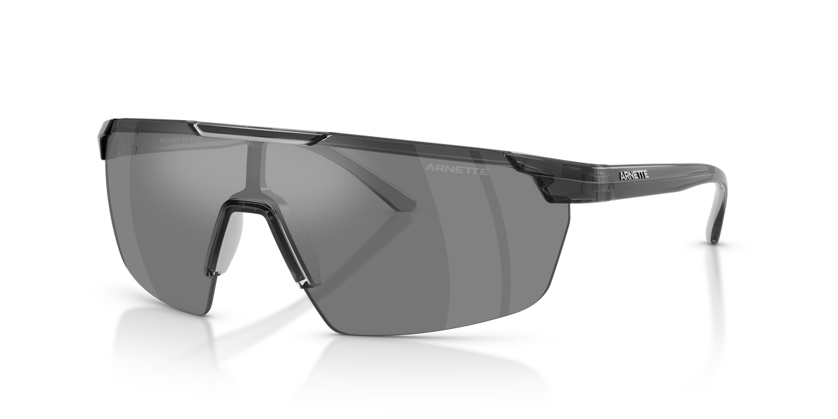 Arnette AN4369 Sunglasses in 30406G Grey/Metallic Silver / Grey Mirror Silver lens
