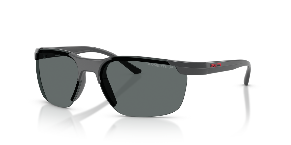 Arnette AN4370 Sunglasses in 284181 Dark Grey / Grey Polarized lens