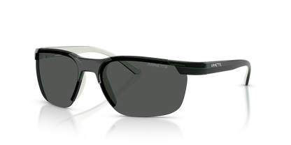 Arnette AN4370 Sunglasses in 303887 Green/Metallic Green / Dark Grey lens