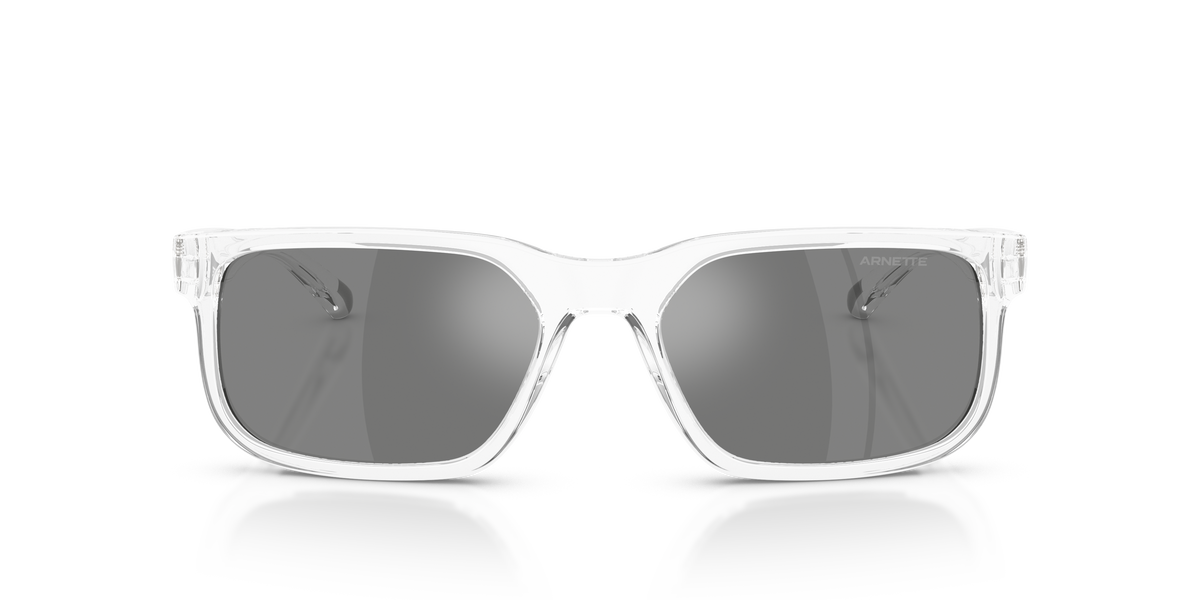 Arnette AN4372 Sunglasses in 27556G Crystal / Grey Mirror Silver lens, front view
