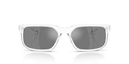 Arnette AN4372 Sunglasses in 27556G Crystal / Grey Mirror Silver lens, front view