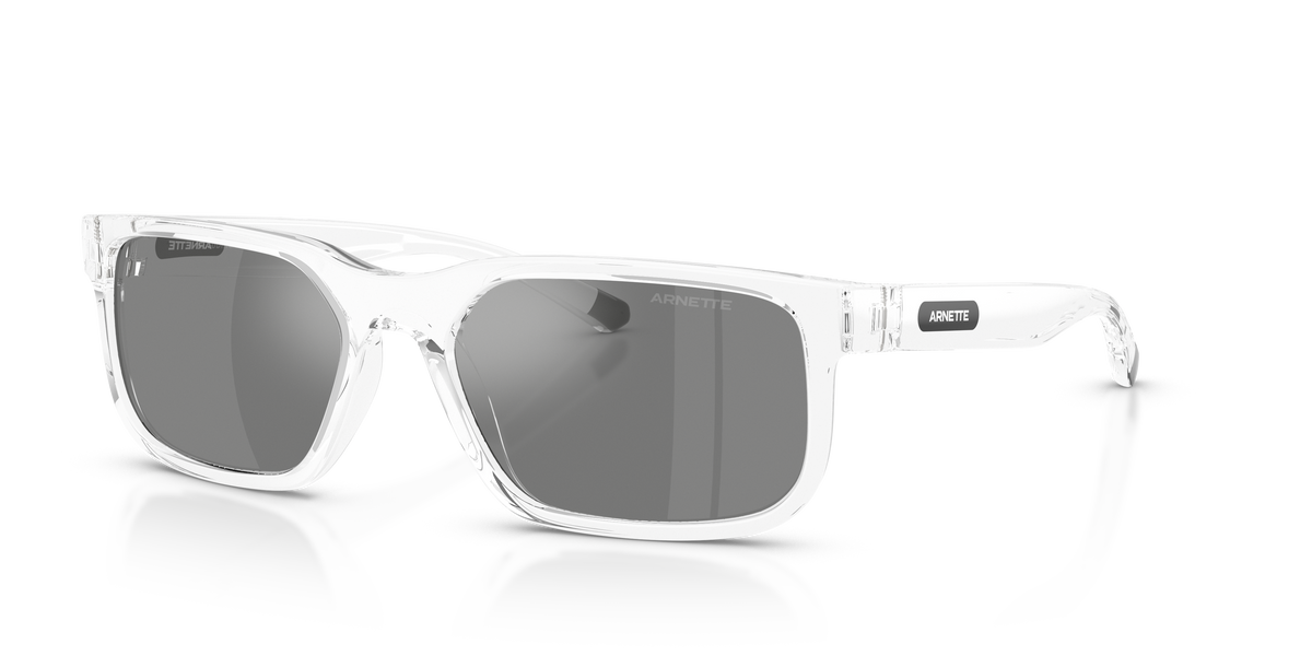 Arnette AN4372 Sunglasses in 27556G Crystal / Grey Mirror Silver lens