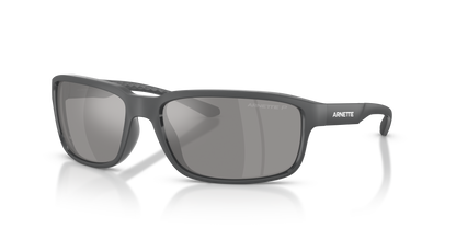 Arnette AN4373 Sunglasses in 2841Z3 Matte Dark Grey / Polarized Silver Mirror lens