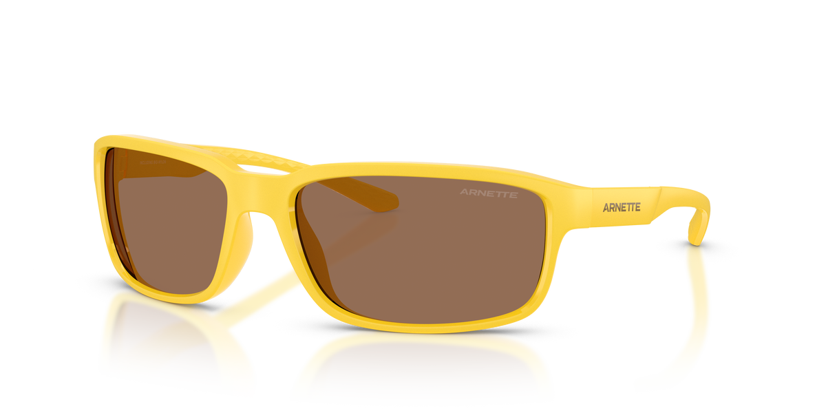 Arnette AN4373 Sunglasses in 304273 Matte Ochre / Dark Brown lens