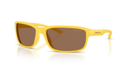 Arnette AN4373 Sunglasses in 304273 Matte Ochre / Dark Brown lens