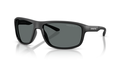 Arnette AN4374 Sunglasses in 290081 Matte Recycled Black / Grey Polarized lens