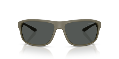 Arnette AN4374 Sunglasses in 302887 Matte Olive / Dark Grey lens, front view
