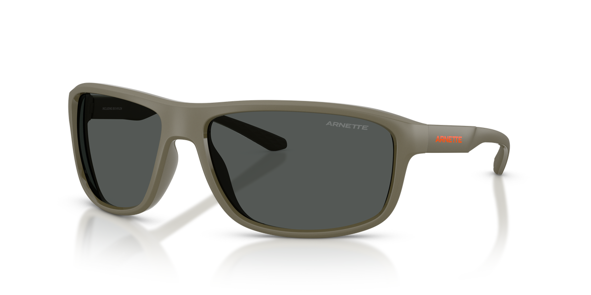 Arnette AN4374 Sunglasses in 302887 Matte Olive / Dark Grey lens