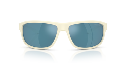 Arnette AN4374 Sunglasses in 302955 Milk / Blue Mirror Blue lens, front view