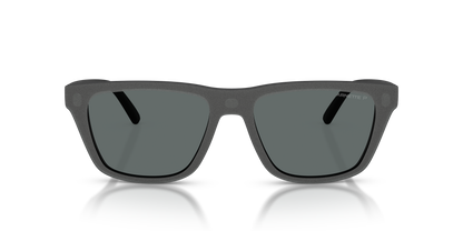 Arnette AN4376 Sunglasses in 27581W Matte Black / Clear lens, front view