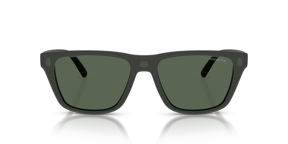 Arnette AN4376 Sunglasses in 30291W Matte Brown / Clear lens, front view