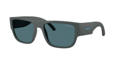 Arnette AN4377 Sunglasses in 284180 Dark Grey Matte Inside/Outside / Blue lens