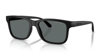 Arnette AN4378 Sunglasses in 290081 Matte Recycled Black / Dark Grey Polarized lens