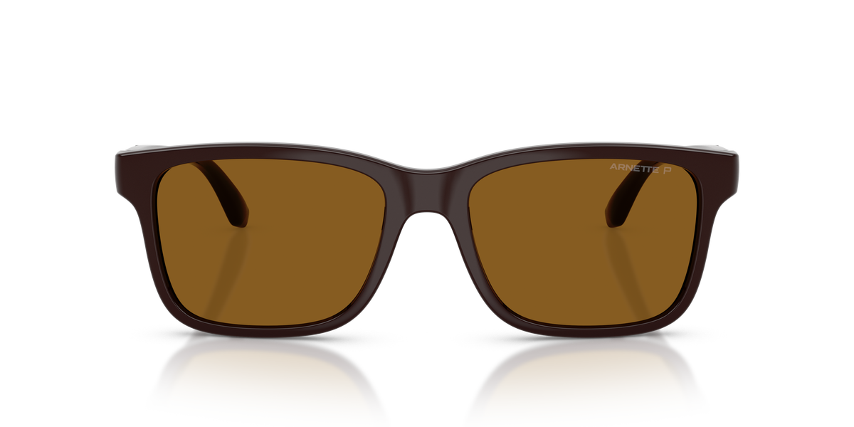 Arnette AN4378 Sunglasses in 302783 Chocolate / Dark Brown Polarized lens, front view