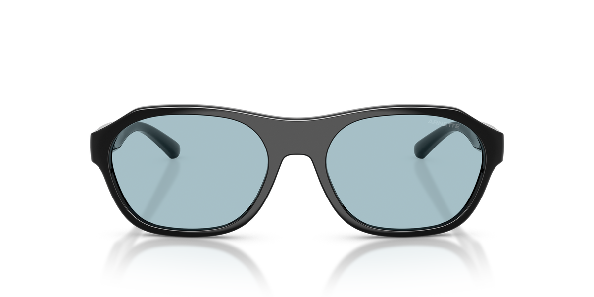 Arnette AN4380 Sunglasses in 2900/1 Recycled Black / Light Blue lens, front view