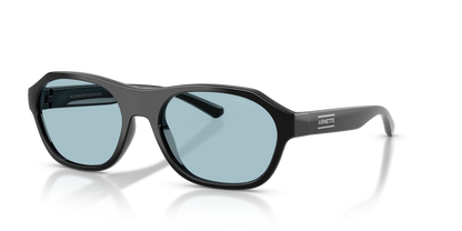 Arnette AN4380 Sunglasses in 2900/1 Recycled Black / Light Blue lens