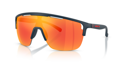 Arnette AN4381 Sunglasses in 2759AU Matte Blue / Dark Grey Iron Redml lens