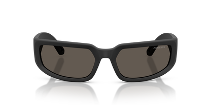 Arnette AN4382 Sunglasses in 2758/1 Shiny Honey Tortoise / Dark Grey lens, front view