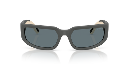 Arnette AN4382 Sunglasses in 305180 Matte Grey/Beige / Polarized Blue lens, front view