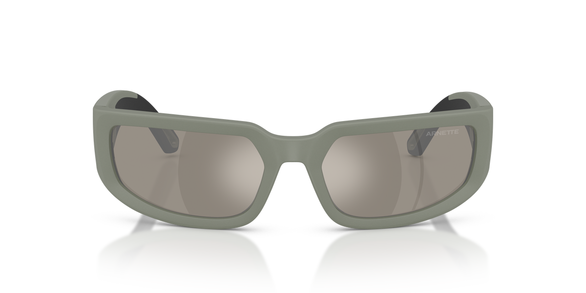 Arnette AN4382 Sunglasses in 305330 Matte Salvia/Black / Green Mirror Silver lens, front view